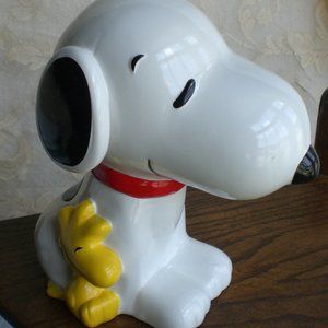 Peanuts Snoopy Woodstock Coin Piggy Bank